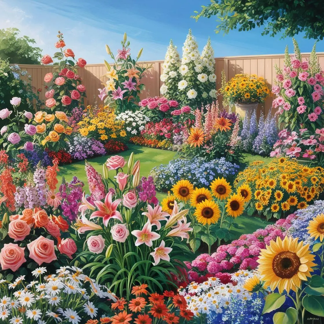 How to Grow a Beautiful Flower Garden for Your Backyard 