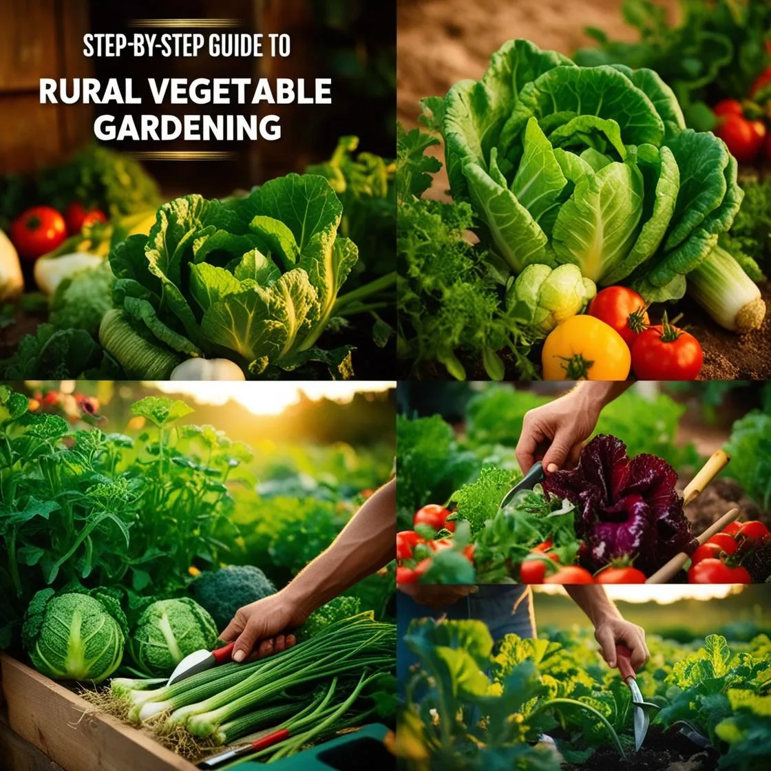 Step-by-Step to Rural Vegetable Gardening