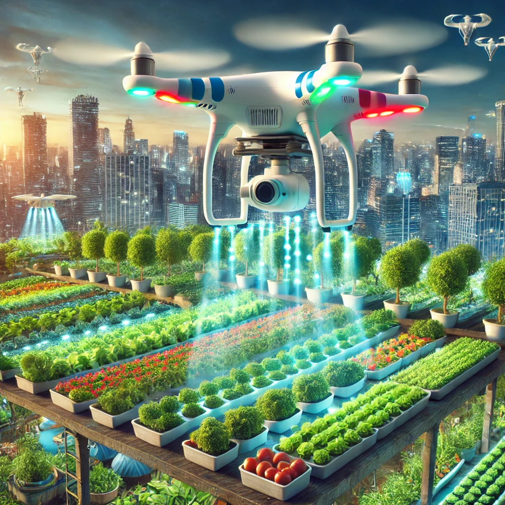 The Role of Drones in Modern Urban Farming