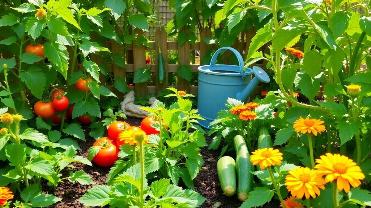 Integrated pest management practices for vegetable gardens