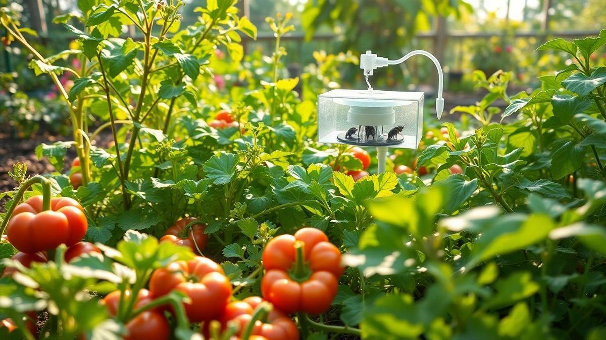 Efficient Automatic Pest Control for Organic Gardens
